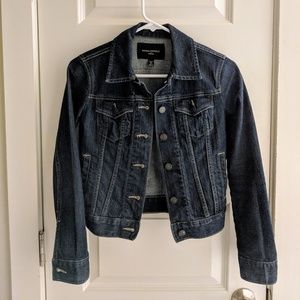 Banana Republic Cropped Jean Jacket, petite XXS